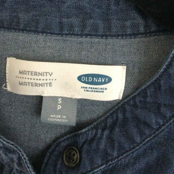 Denim Maternity Dress - Picture 2 of 2